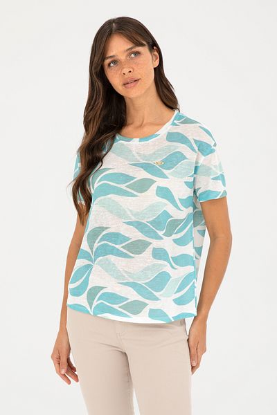 U.S. Polo Assn. Women's Mint Crew Neck T-Shirt 50281792-Vr090