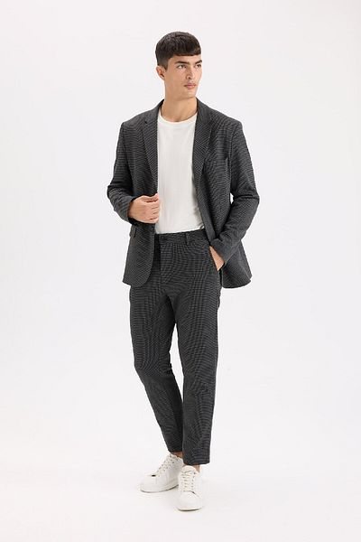 DeFacto Gabardine-Hose, maßgeschneidert, normale Passform, Taschen, gerades Bein, A8102ax24au