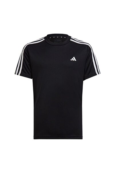 adidas تي شيرت للأطفال من Train Essentials Aeroready ذو 3 خطوط ومناسب بشكل عادي
