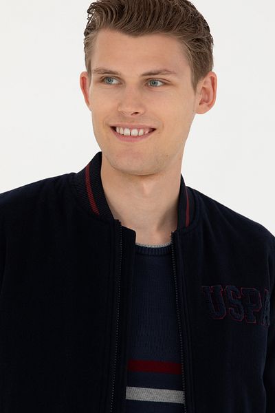 U.S. Polo Assn. Men's Navy Blue Stamp Coat 50270019 -Vr033