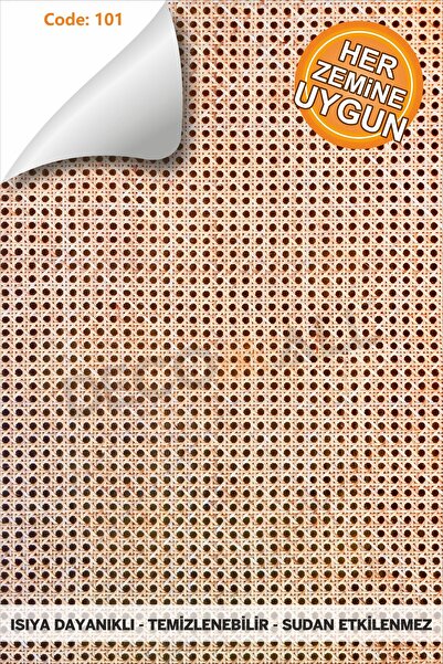 DECOMALL Code 101 Suya Dayanıklı Mutfak Banyo Zemin Mermer Mobilya Fayans Folyo Kaplama (LAMİNASYONLU)