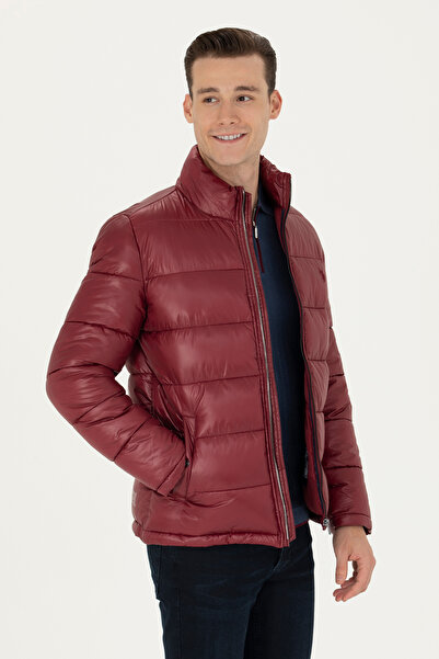 U.S. Polo Assn. Men's Burgundy Coat 50271094-Vr014