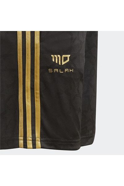 adidas Kids Boy Mo Salah 3 Stripes Shorts, Black