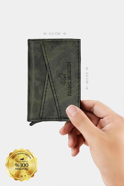 Frank Martin Unisex Leather Multi-Eye Model X - Automatic Mechanism and Smart Credit Card Holder