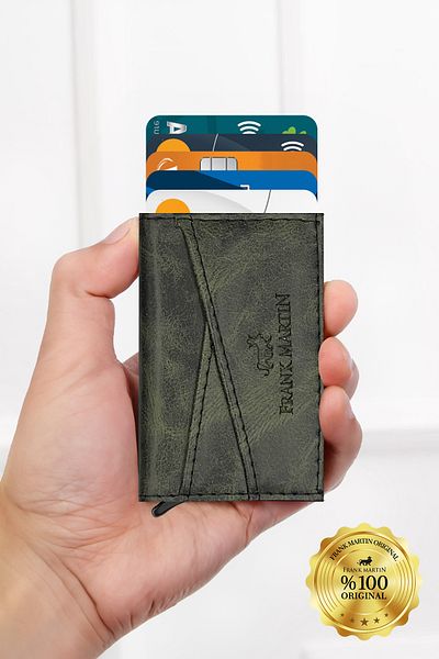 Frank Martin Unisex Leather Multi-Eye Model X - Automatic Mechanism and Smart Credit Card Holder