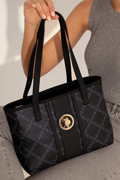 U.S. Polo Assn. Black Women's Shoulder Bag 50293665 -Vr046