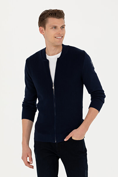 U.S. Polo Assn. Cardigan tricot pentru bărbați, albastru marin basic 50277107...