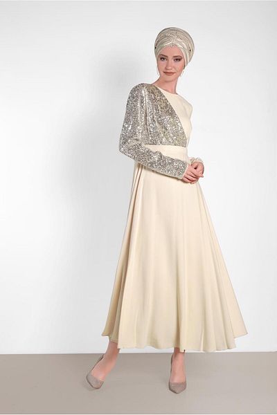 Alvina Pul Payet Detailed Evening Dress 4218