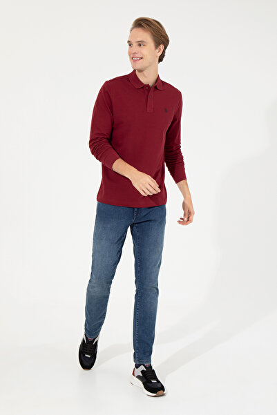 U.S. Polo Assn. Ανδρικό φούτερ Cherry Basic 50253121-VR223