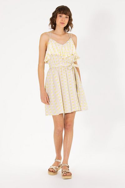 U.S. Polo Assn. Women's Stone Mini Size Woven Dress 50262472-Vr049