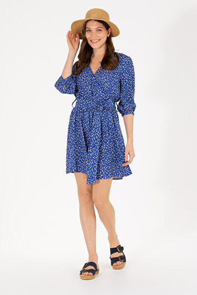 U.S. Polo Assn. Жіноча міні-ткана сукня Кобальтовий синій 50262478-VR045