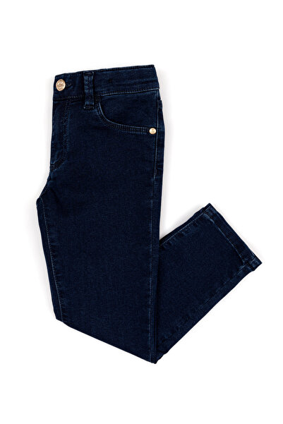 U.S. Polo Assn. Kız Çocuk Koyu Mavi Jean Pantolon 50249628-DN0023