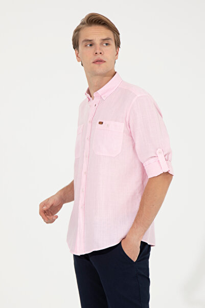 U.S. Polo Assn. قميص رجالي بأكمام طويلة 50247465 -VR042