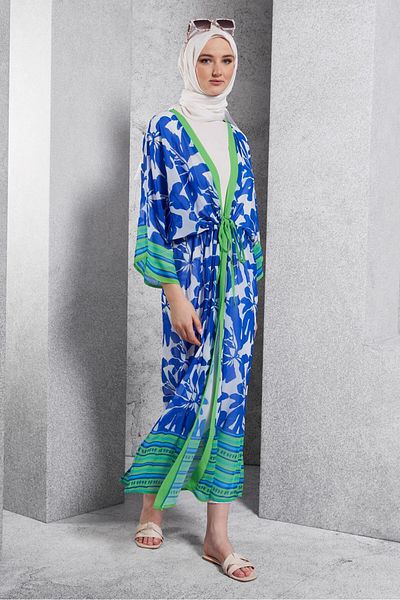 TRENDTESETTÜR ΓΥΝΑΙΚΕΙΟ ΣΚΟΥΡΟ ΜΠΛΕ (SAKS) ΜΕ ΣΧΕΔΙΟ TESETTURE PAREO T 6126