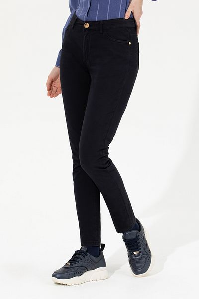U.S. Polo Assn. Women's Navy Blue Toothpick Fit Pants 50253899 -Vr033