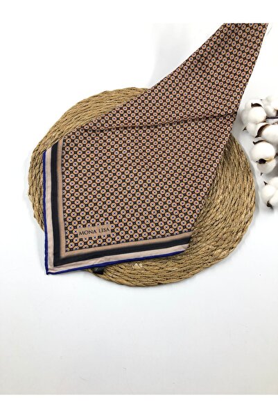 SİMETRİK DESEN PAMUK SOFT EŞARP HARDAL