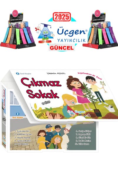 Üçgen Yayıncılık Çıkmaz Sokak – Kutulu 10 Kitap + Polo Kalemlik Hediyeli