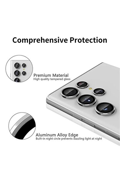 bzontech Samsung Galaxy S23 Ultra Camera Protector Green