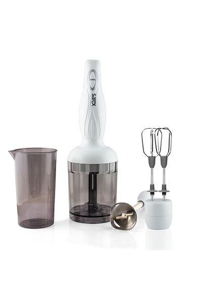 Sarex Sr-2110 Elite Mix White Blender Set