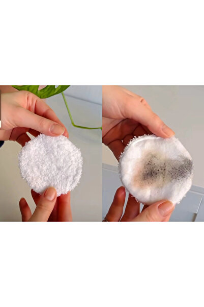 SB SizinBazar 5 Adet 100% Pamuk Yıkanabilir Yüz Temizleme Pamuk Pedi