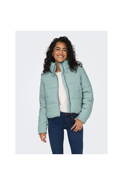 ONLY New Dolly Corduroy Puffer Women's Green Coat