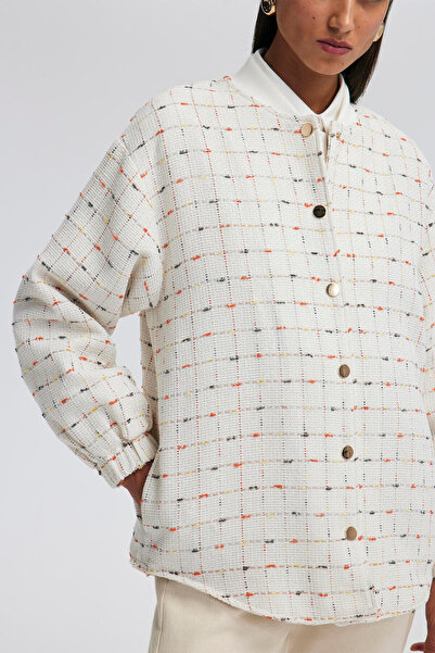 Touché Privé Tweed bomber jacket - Άνετη εφαρμογή και κομψό σχέδιο