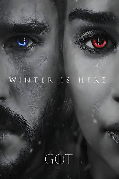 Hayal Poster Game Of Thrones Winter Is Here Retro Ahşap Poster Tablo ( 20x30 ...
