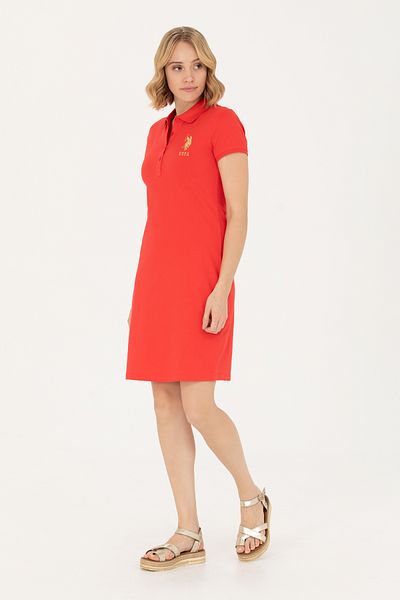 U.S. Polo Assn. Women's Red Knitted Dress 50262696-Vr030