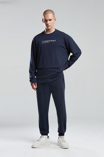 BENMANAJ Ανδρικό φούτερ Navy Blue