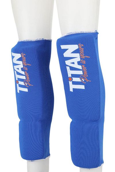 Titan Sport واقي كافال من القماش باللون الأزرق والأبيض مقاس L