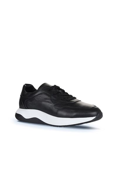 Bueno Shoes Μαύρα δερμάτινα-flotter Ανδρικά αθλητικά παπούτσια 16ma8161