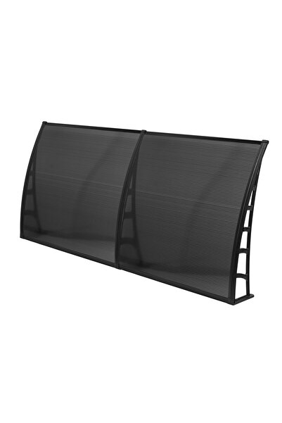 Genel Markalar COSMOS Kapı Pencere Üstü Pratik Sundurma 105x240 - Siyah