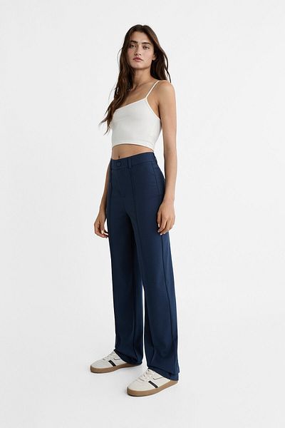 Stradivarius Smart trousers with seam detail