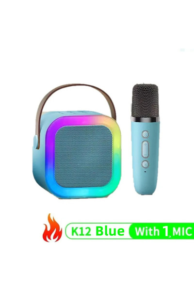 Genel Markalar K12 Bluetooth Karaoke Makinesi Taşınabilir 5.3 PA Hoparlör Sis...