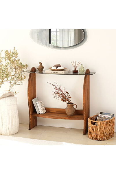 NEOstill - Surf Masif Dresuar / Kestane & Füme Cam