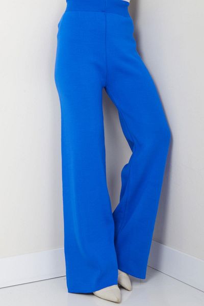 hafsamina Saks Colorful Knitwear Trousers - Hm2555
