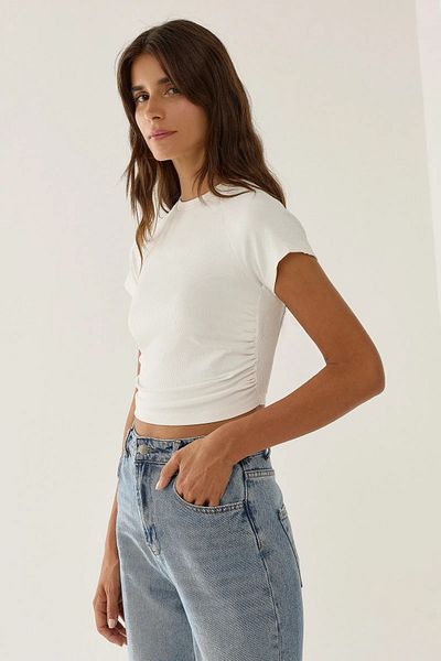 Hiccup Crop Top με λεπτομέρεια Gather