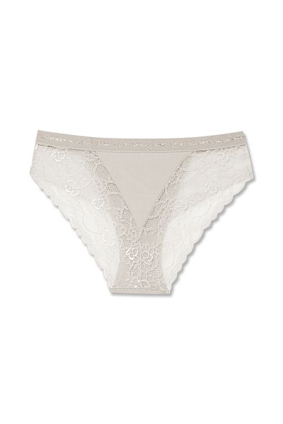 HNX Γυναικεία εσώρουχα Interlock Lace Λεπτομερή γκλίτερ μέσης από καουτσούκ