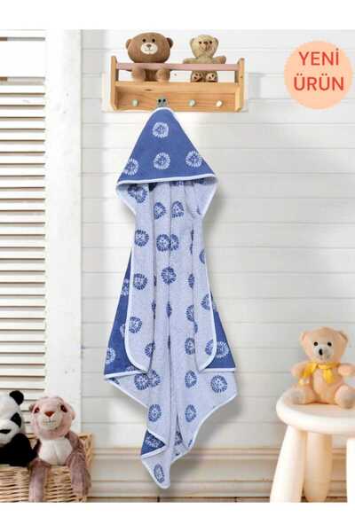 MOTHERCARE OUTLET Pamuklu Kız-erkek Yenidoğan-bebek Banyo Havlu Kundak PUANTİ...