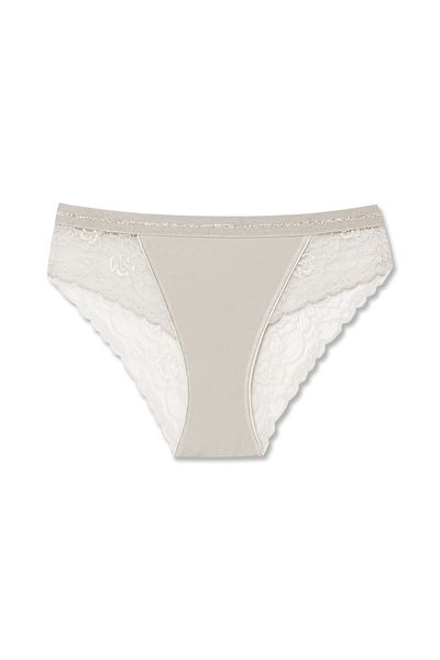 HNX Γυναικεία εσώρουχα Interlock Lace Λεπτομερή γκλίτερ μέσης από καουτσούκ