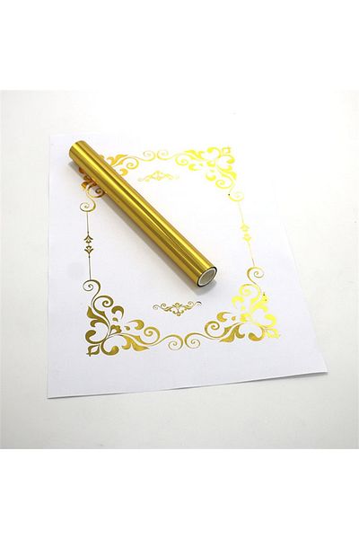 Choice Color 6 5Mx19.3CM Toner Reactive Foil Heat Activated Foil Hot Stamping Foil Paper Foil by Laser Prin