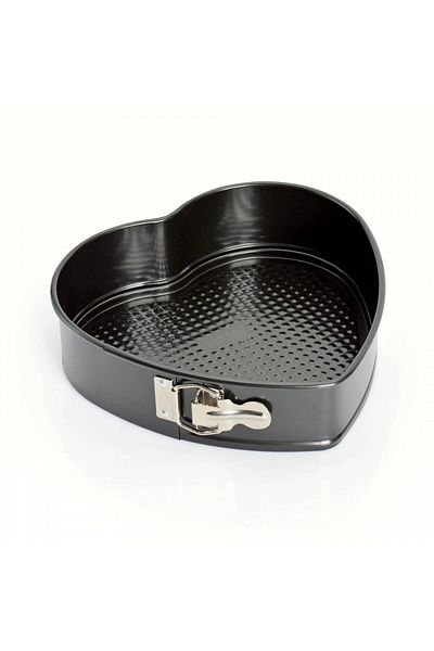 Bood Clamped Cake Mold Heart 26 Cm