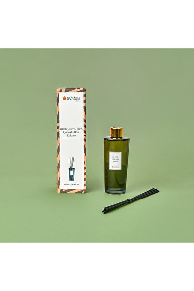 Evidea Deco Black Cherry Bliss Çubuklu Oda Kokusu - Füme - 200 ml