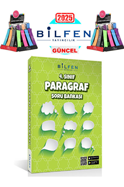 Bilfen Yayıncılık 4. SINIF PARAGRAF SORU BANKASI + Polo Kalemlik Hediyeli
