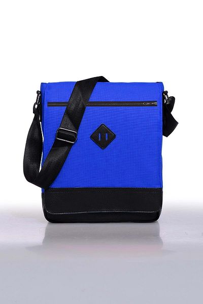 Bagorama Geantă unisex Blue Circled Vertical Poștaș Ciobanesc