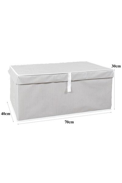Pazar Kapısı Multi-Purpose Organizer Box Mega Plus Gray 70x40x30cm