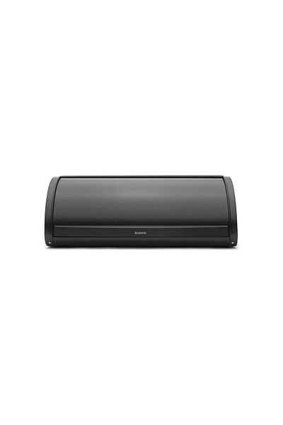 Brabantia Round Bread Box Black Steel Bread Basket