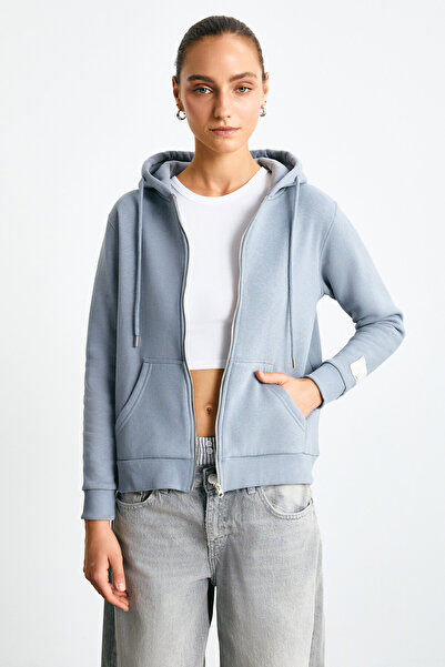 GRIMELANGE Γυναικείο μπλε φούτερ MANSI