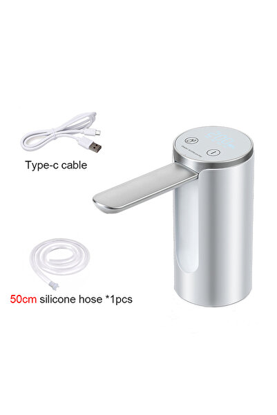 Choice White Electric Water Gallon Bottle Pump Automatic Folding Water Dispenser Pump 19 Liters Rechargeabl