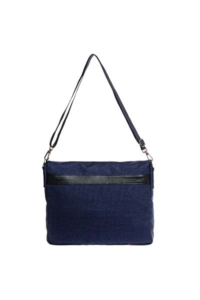 Bagorama Чанта за през рамо Four Unisex 13 Postman Tablet Crossbody - тъмносиня